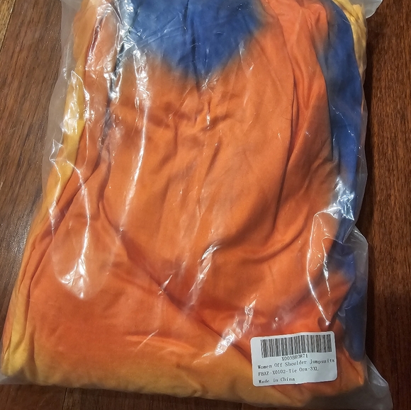 MESLIMA Women's Loose Fit Elastic Off Shoulder Beam Jumpsuit Romper w/ Pockets - Picture 2 of 6